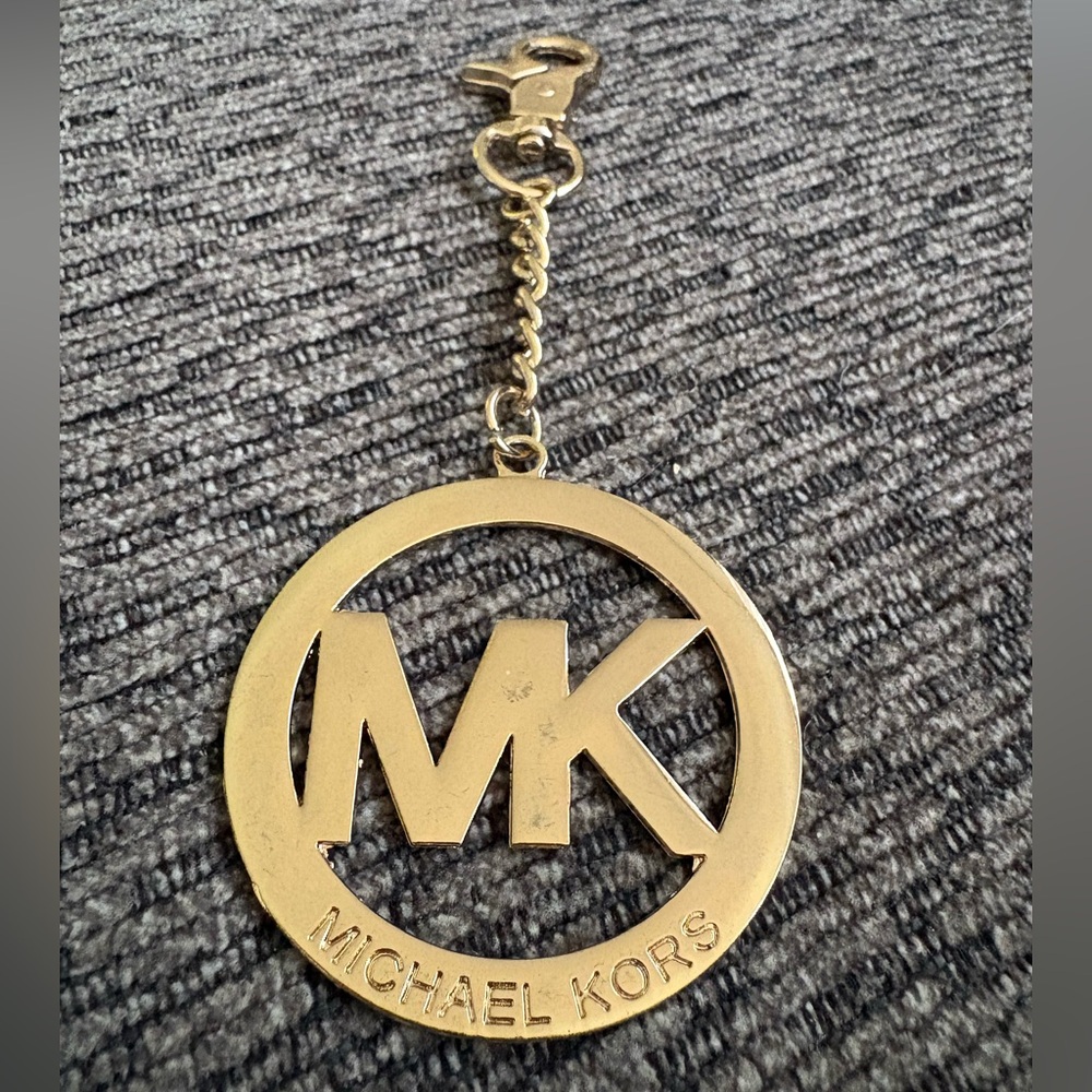 Michael Kors Signature Gold Purse Charm